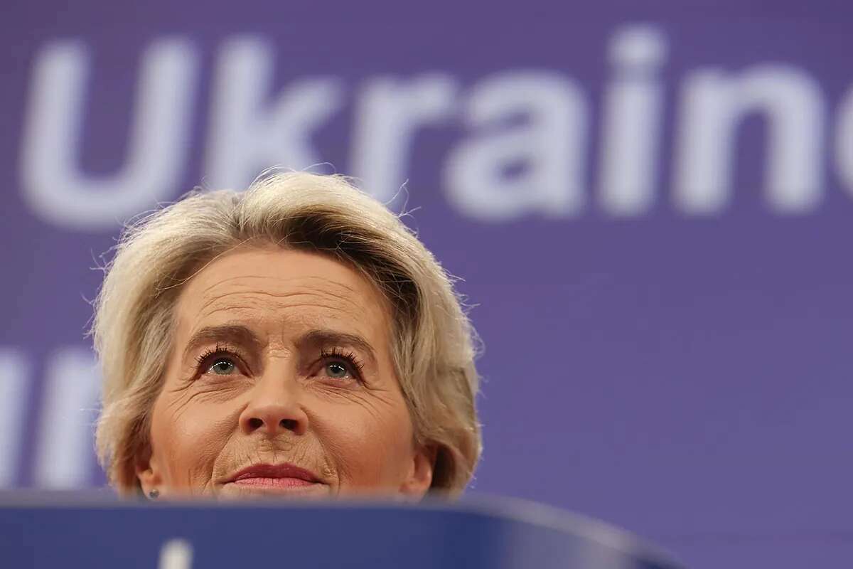 Von der Leyen anuncia 160 millones para la red energética de Ucrania en vísperas de su viaje a Kiev