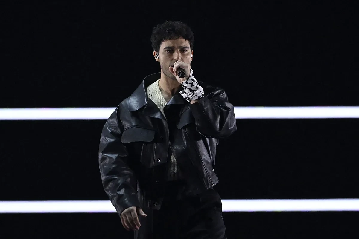 Un pañuelo palestino desata la polémica en la primera semifinal de Eurovisión: 