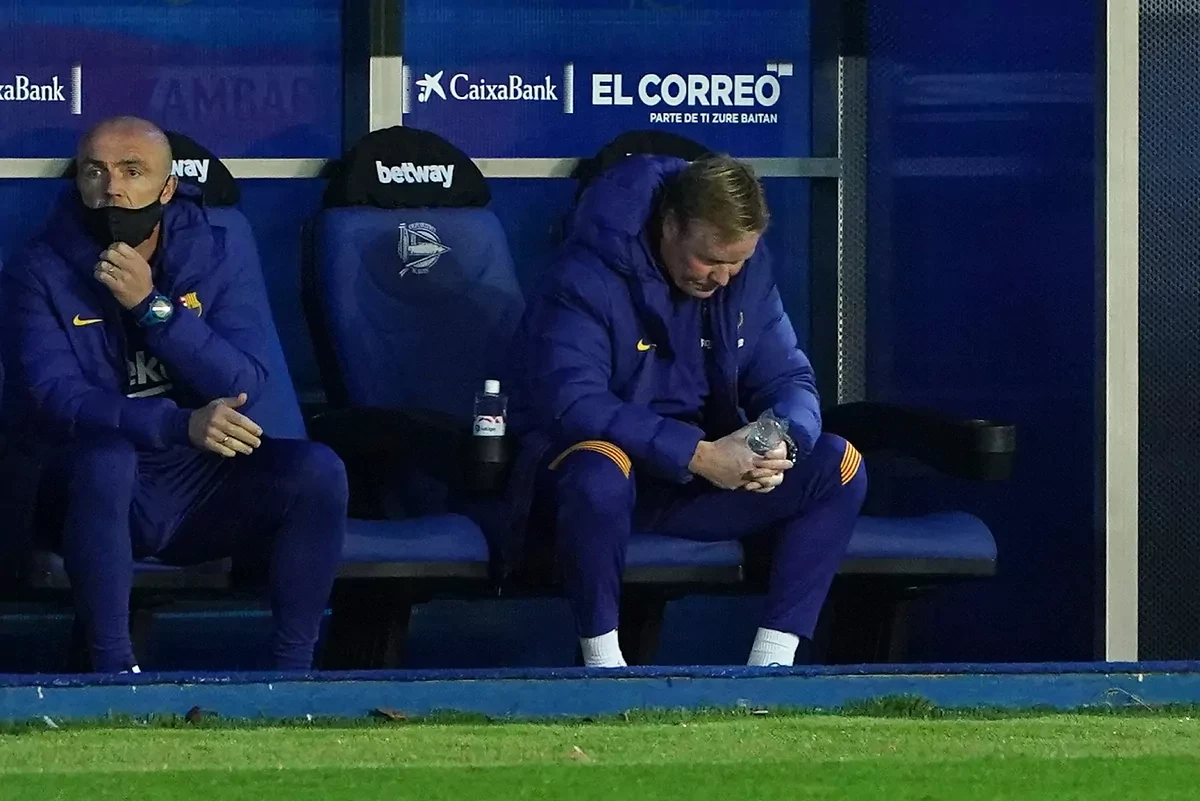 La impotencia de Koeman en un Barcelona con el peor inicio liguero en 18 aos