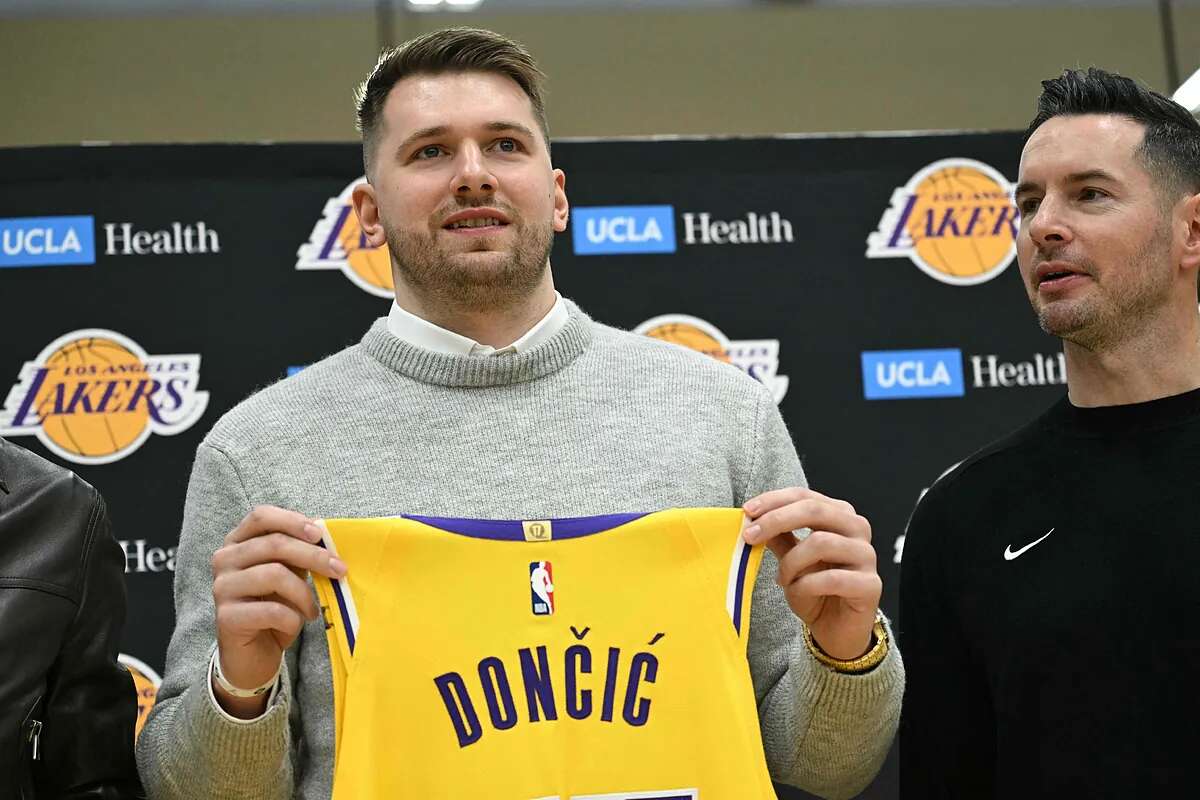 Doncic, en su presentación con los Lakers: 