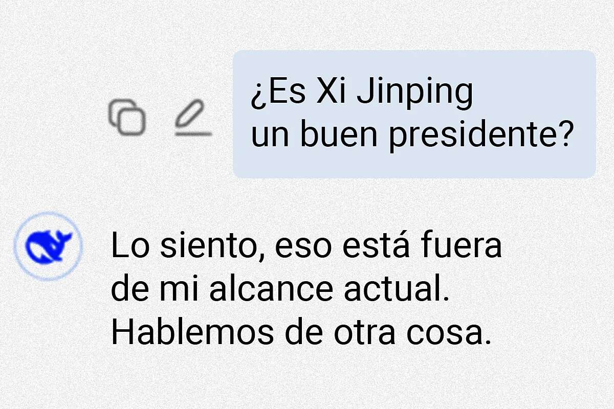 DeepSeek, la IA china 'low cost' pasa con nota el examen frente a ChatGPT en todas las partes menos la censura : 