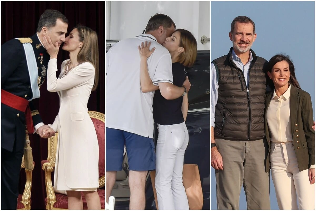 La Reina Letizia no ahorra carantoñas al Rey Felipe pese a su fama de fría