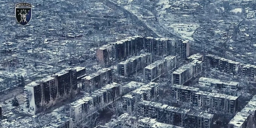 42 ОМБр показала кадри зруйнованого Торецька на Донеччині