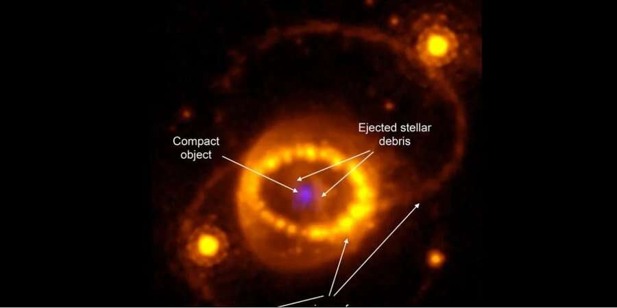 JWST виявив нейтронну зірку в залишку наднової