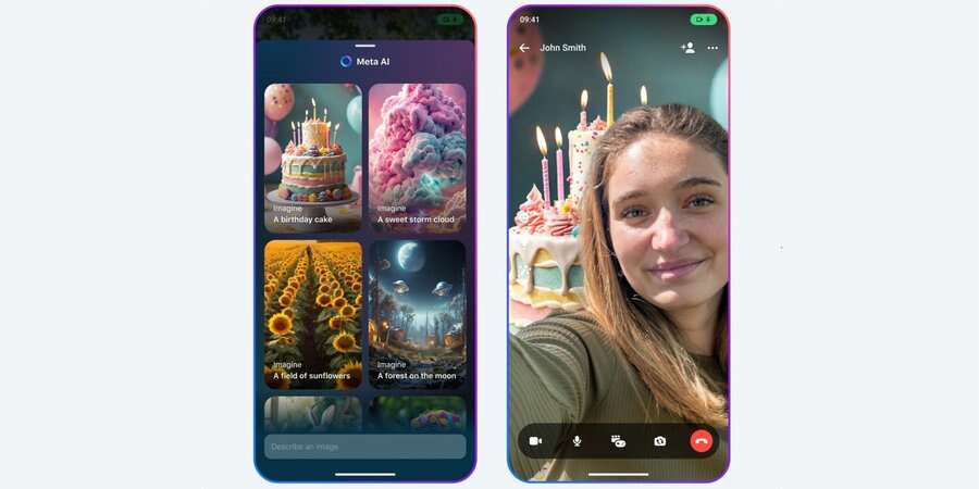 Meta прокачала дзвінки в Messenger штучним інтелектом і додала багато функцій