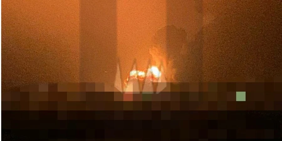 В Курській області повідомляють про дрони, вибухи та «потужну» пожежу в районі нафтобази — відео