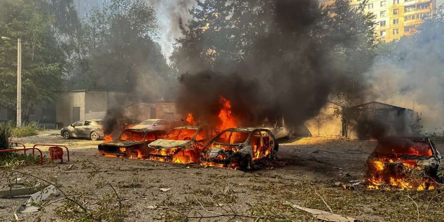 У Харкові на верхніх поверхах багатоквартирного будинку, який постраждав від російської атаки, можуть бути люди — ОВА