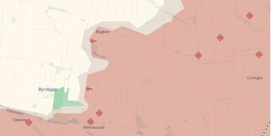 Війська РФ окупували село Водяне Донецької області - DeepState