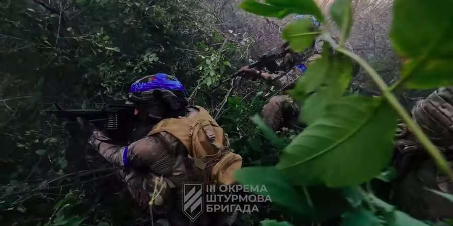 Третя штурмова бригада опублікувала відео початку свого контрнаступу на Харківщині