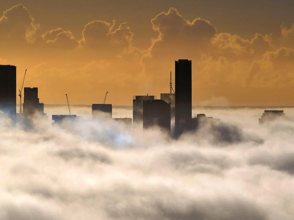 ‘Dangerous’ conditions as fog blankets city