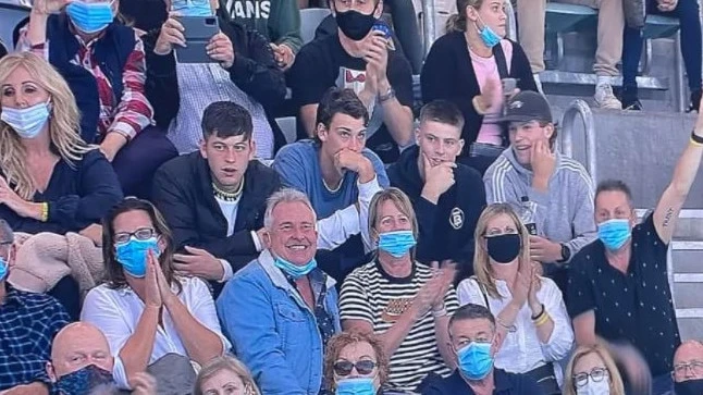 AFL stars caught out in photo