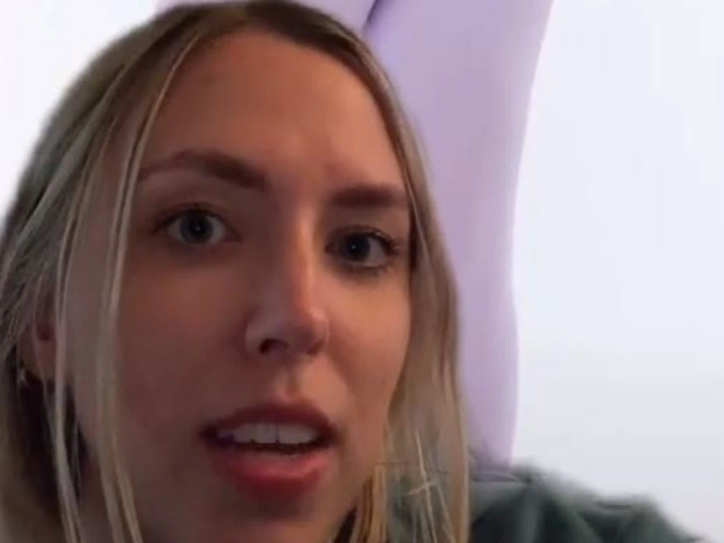 Woman baffled by racy detail on ‘crazy’ tights