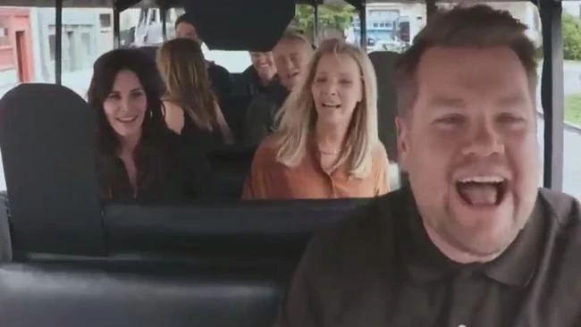 Friends stars appear on Carpool Karaoke