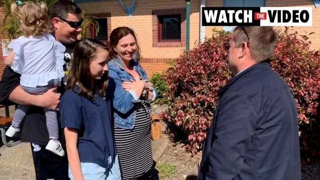 Cianna meets team who saved her life