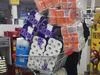 Chaotic scenes as panic buying takes hold