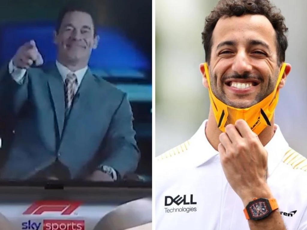 ‘Blow your mind’: Ricciardo, Cena collide