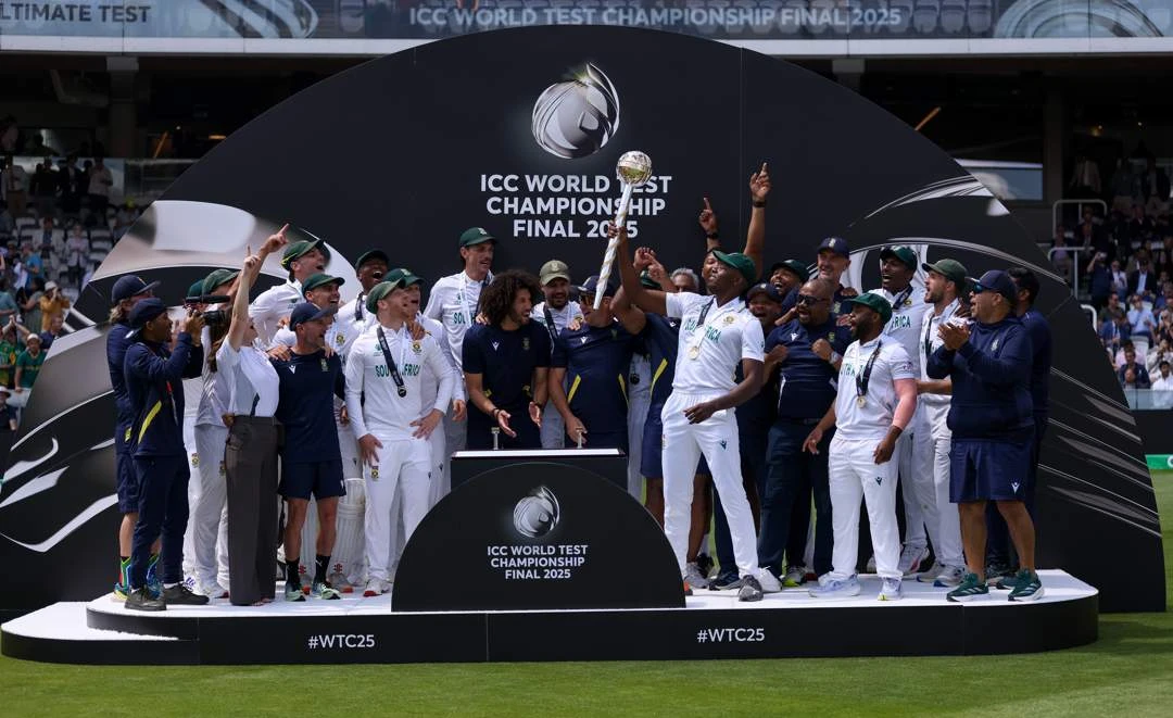 LIVE | Welcome home champions! Proteas returns back to SA with shinning WTC Mace