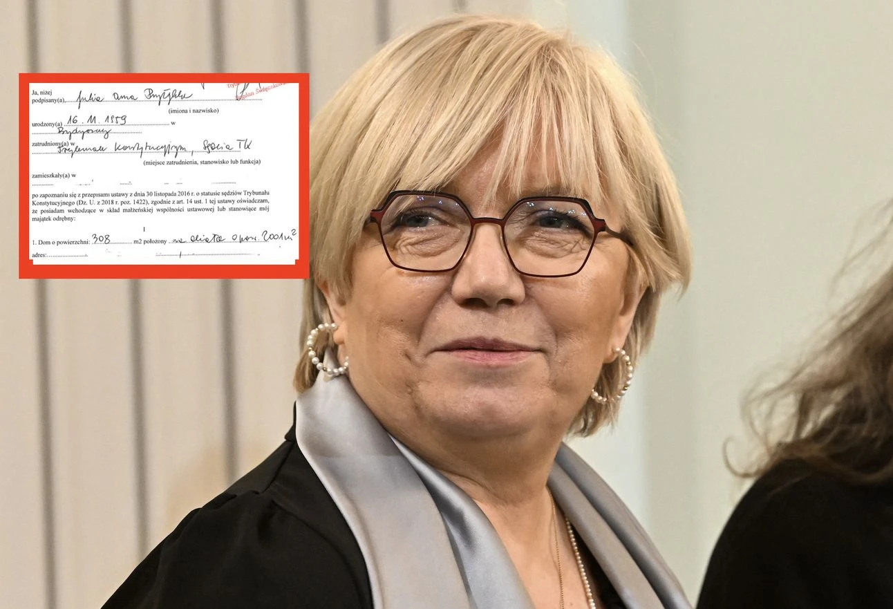 Oświadczenie majątkowe Julii Przyłębskiej. Złożyła je na koniec kadencji
