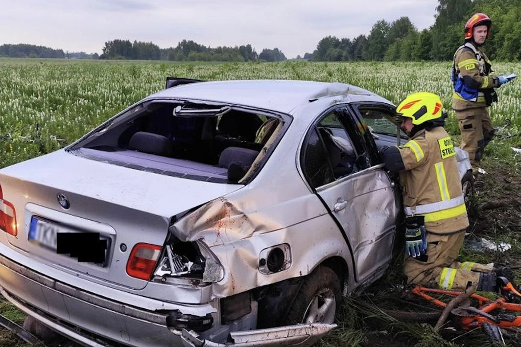 Tragiczny wypadek w powiecie koneckim. 13-latek zmarł po zderzeniu z samochodem