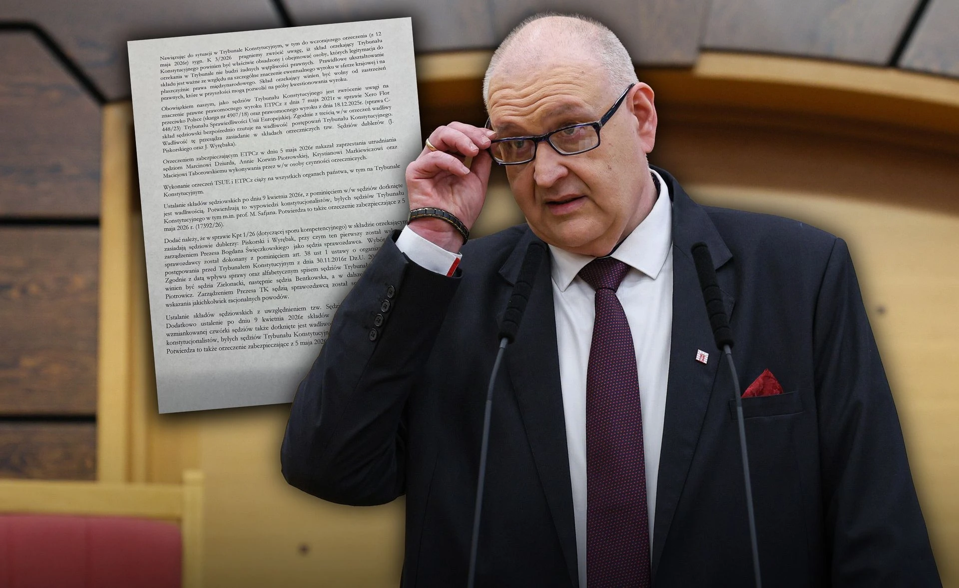 Pismo do Święczkowskiego. Apel sędziów, którzy odebrali ślubowania
