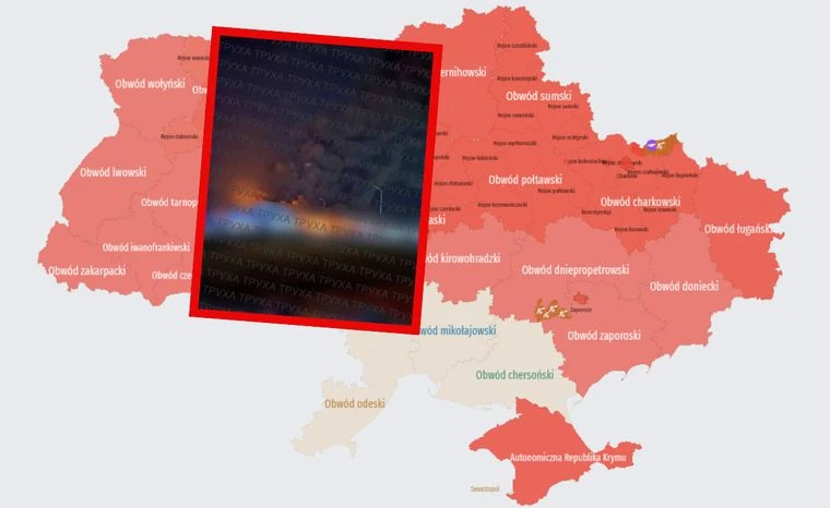 Nocne eksplozje we Lwowie. Zmasowany atak Rosji w całej Ukrainie