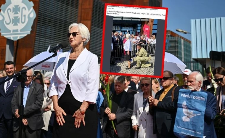 Słynny plac ogrodzony. Żona Wałęsy skontrolowana przez SOP