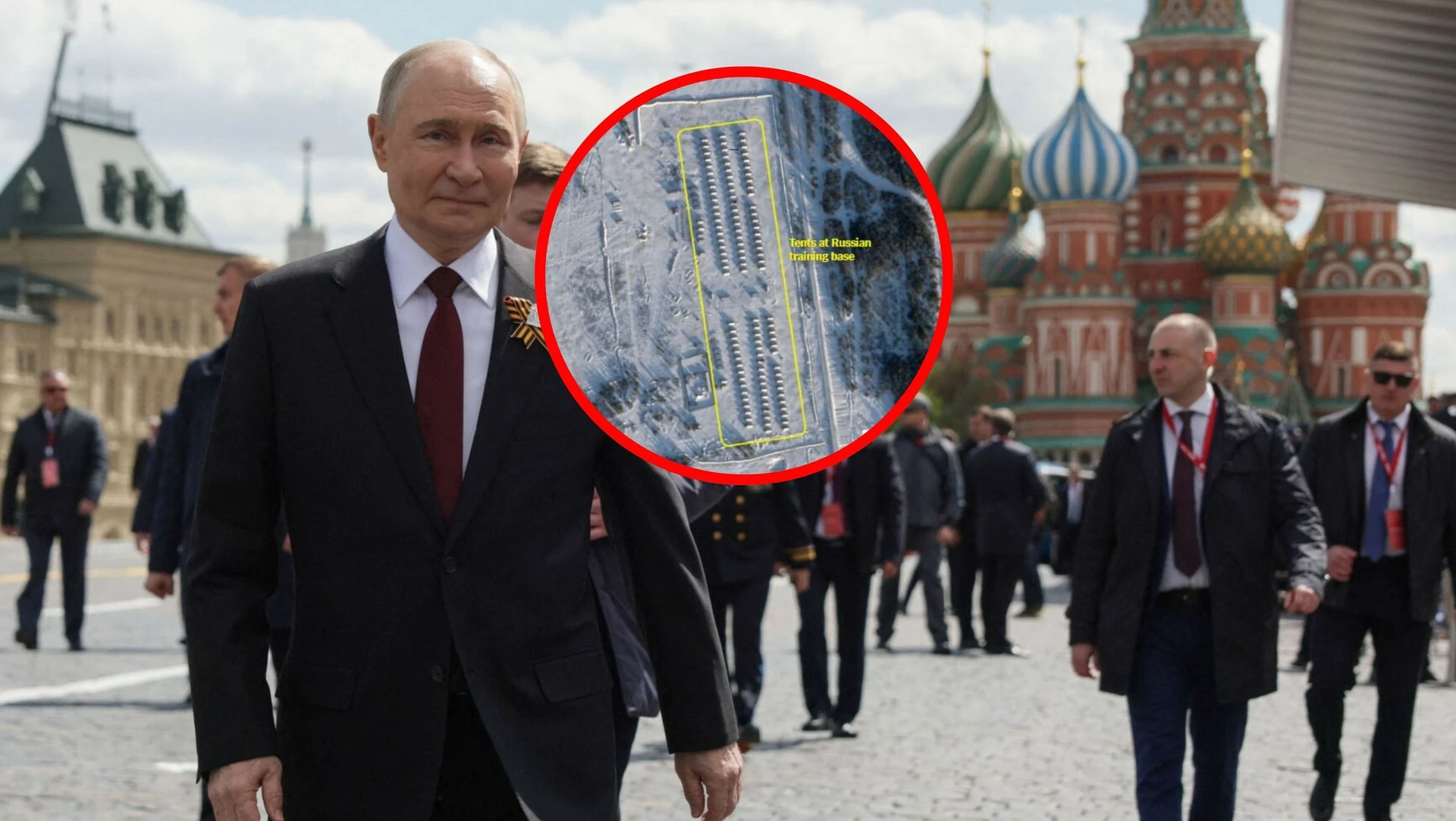 Namioty, magazyny, samoloty. Tuż przy granicy z NATO