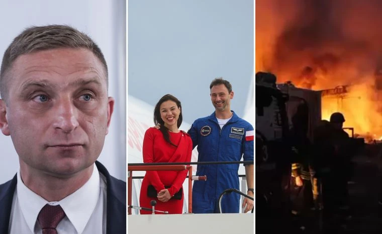Ułaskawienie Roberta Bąkiewicza, lądowanie Sławosza, atak na polską fabrykę w winnicy. Oto najważniejsze wydarzenia tygodnia