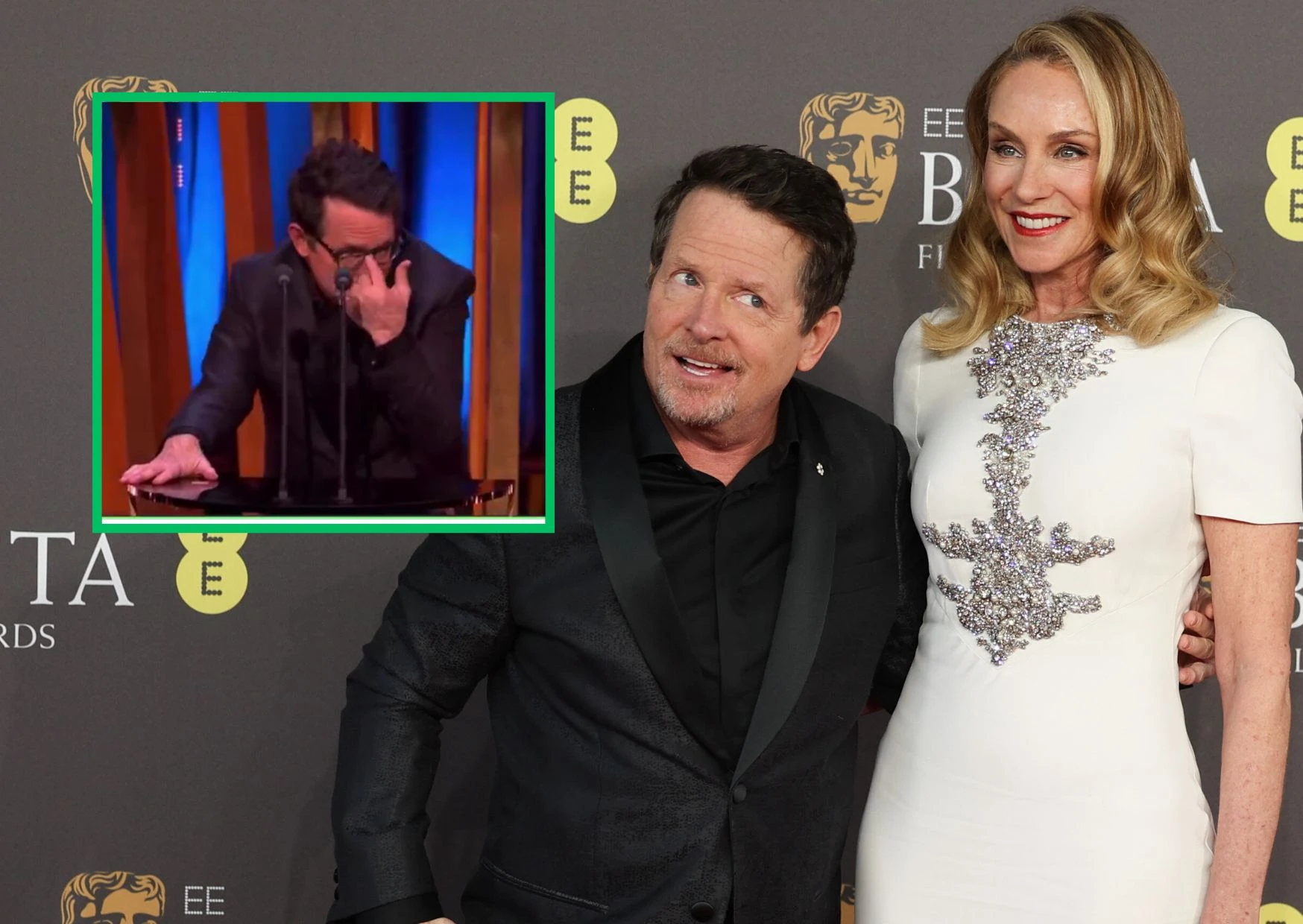 Michael J. Fox pojawił się na scenie. Widownia poderwała się z miejsc