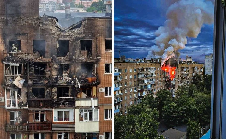 Największy atak na Charków od początku wojny. Trzy osoby