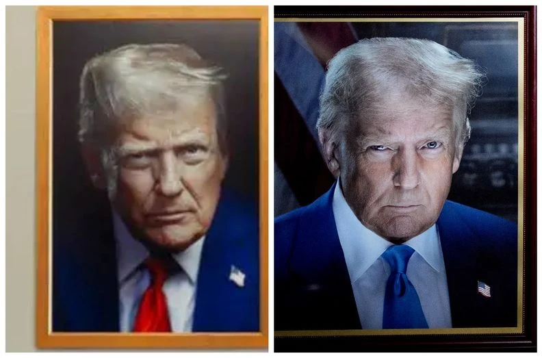 Nowy oficjalny portret Donalda Trumpa. Zaskakuje brak flagi USA