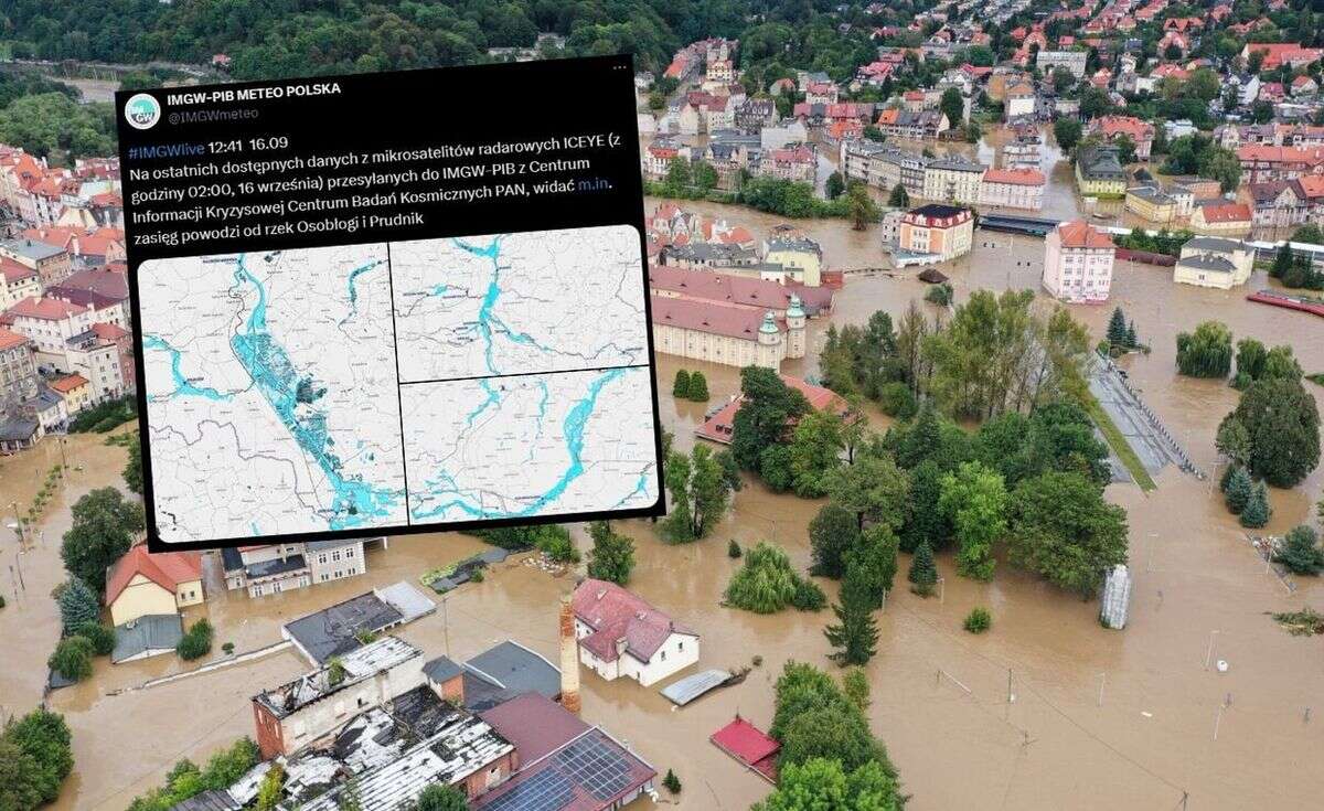 Taki zasięg miał kataklizm. Pokazują mapy