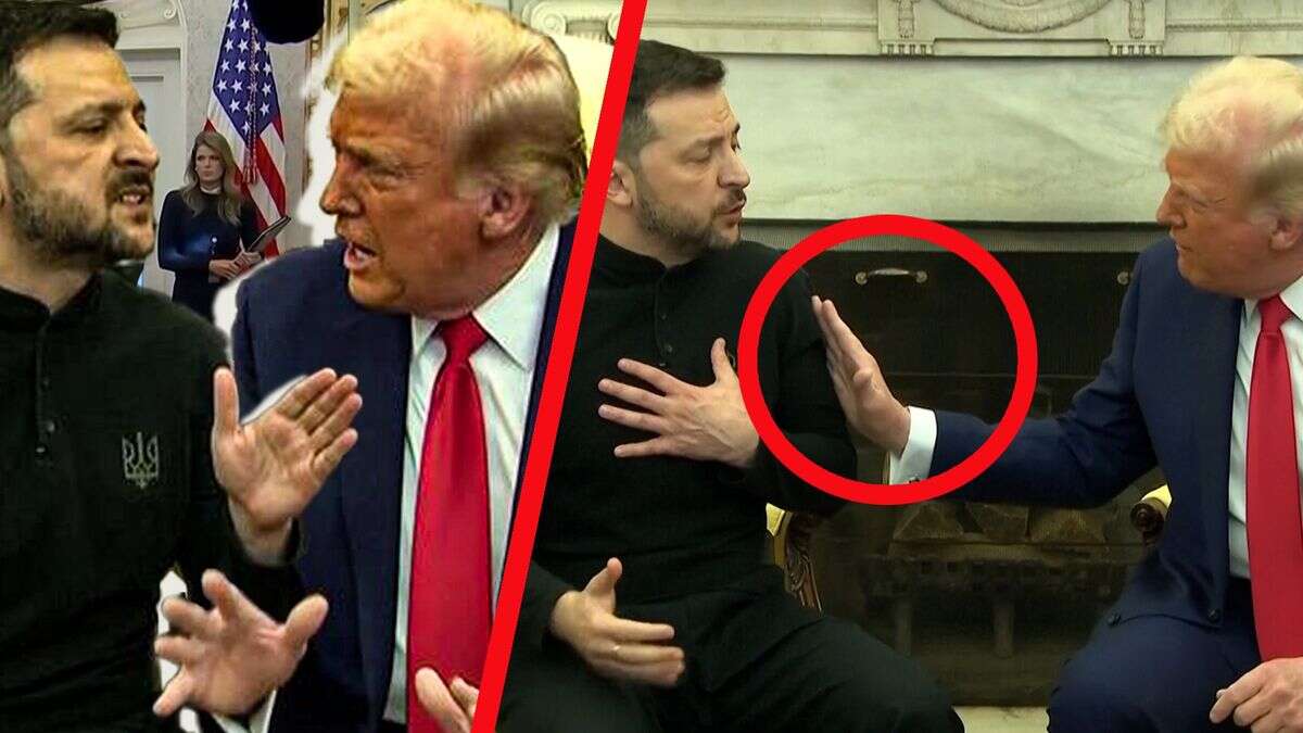 Awantura w Białym Domu. Nagle go szturchnął. Mowa ciała Trumpa i Zełenskiego