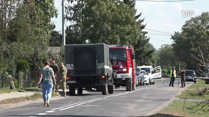 Mieszkańcy wsi Wyryki relacjonują noc. 
