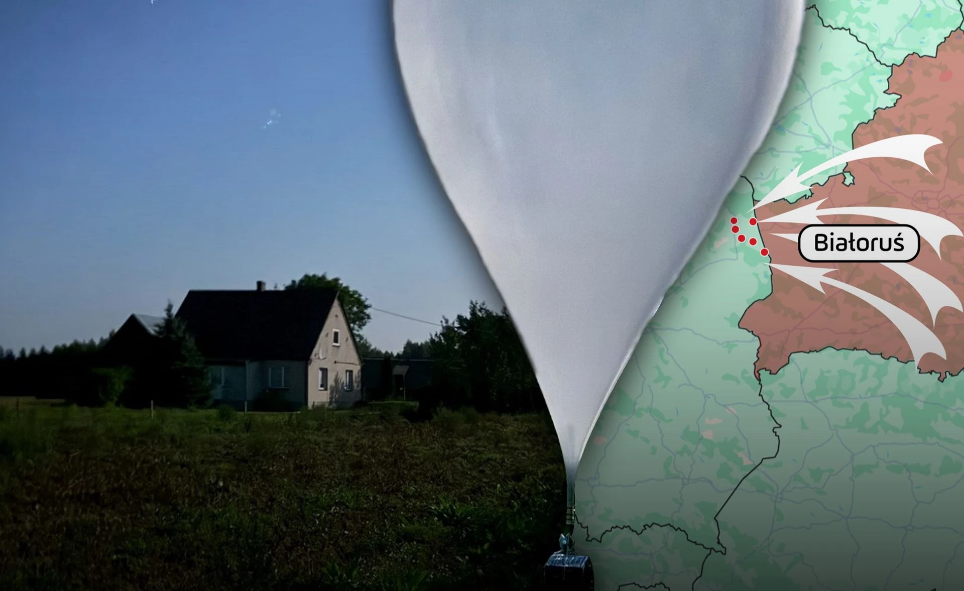 Nie tylko rosyjskie drony wlatują. SG: ponad 100 zdarzeń z dronami i balonami z Białorusi