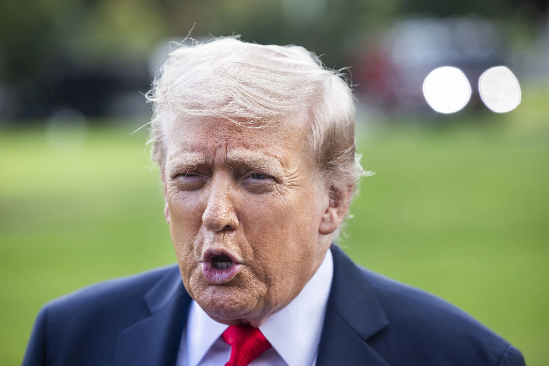 Donald Trump mówi o 