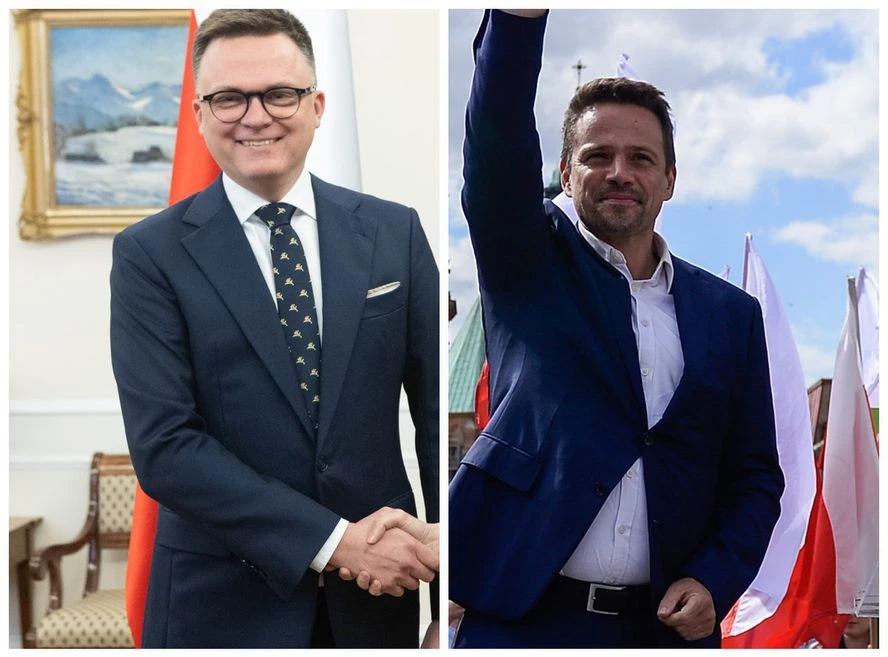 II tura wyborów. Hołownia i Trzaskowski planują strategię