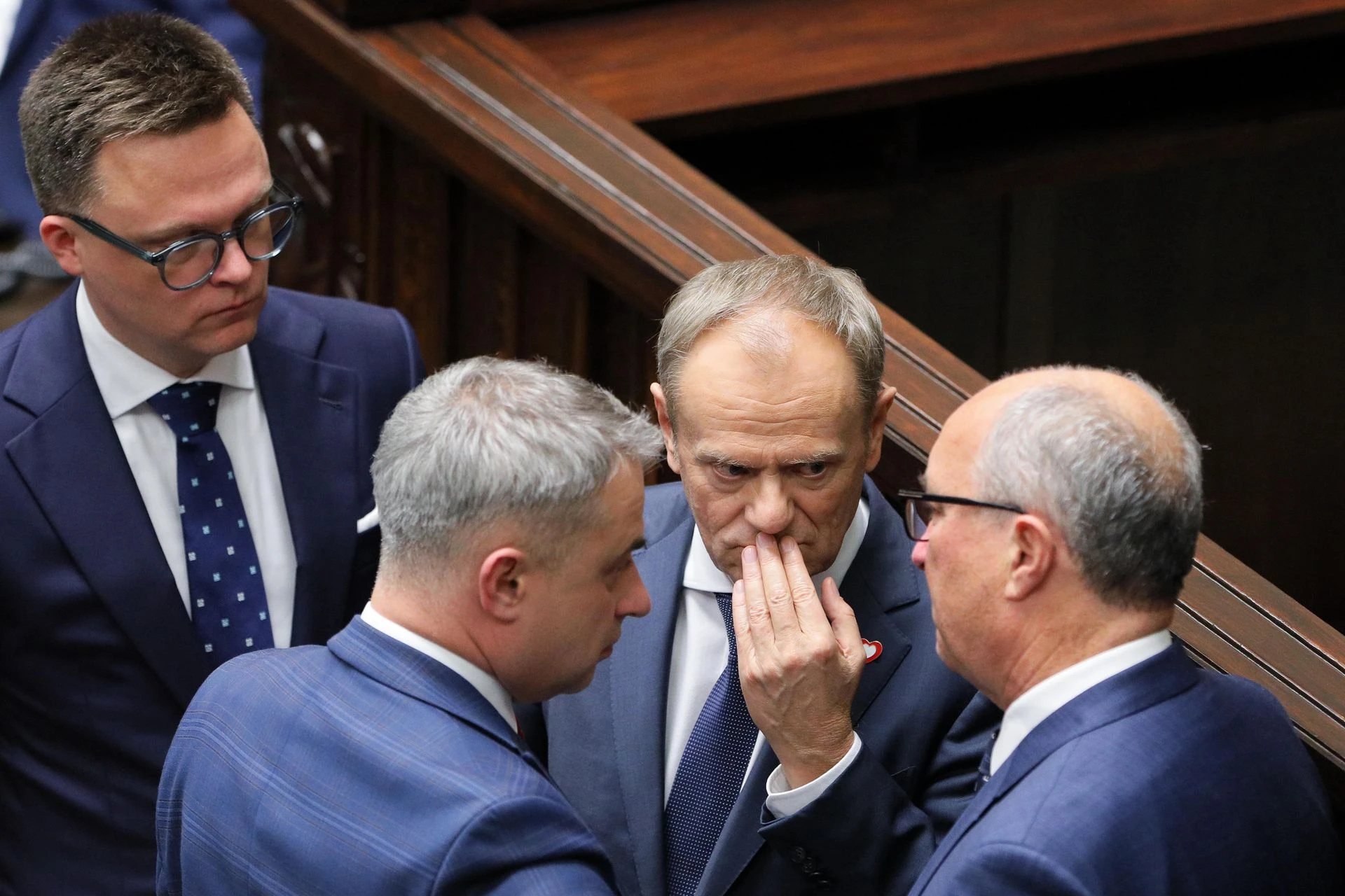 Spotkanie Tuska i koalicjantów. Wpis Hołowni, 