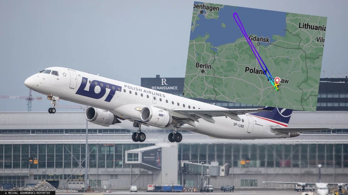 Awaria maszyny LOT-u. Samolot zawrócił w połowie drogi