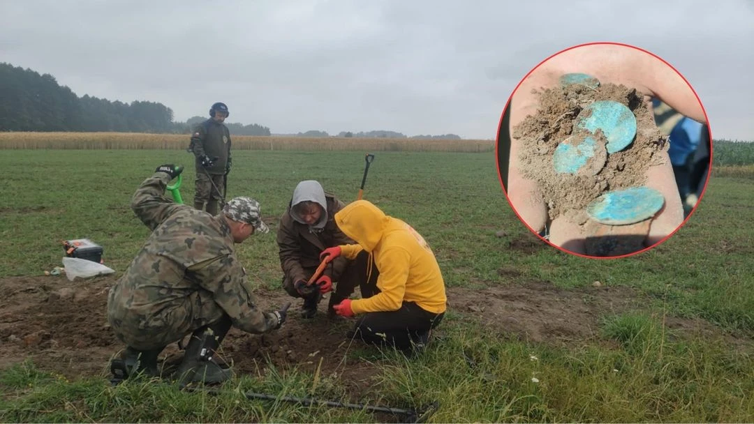 Przypadkowe odkrycie rolnika. Skarb z XVII wieku na Mazurach