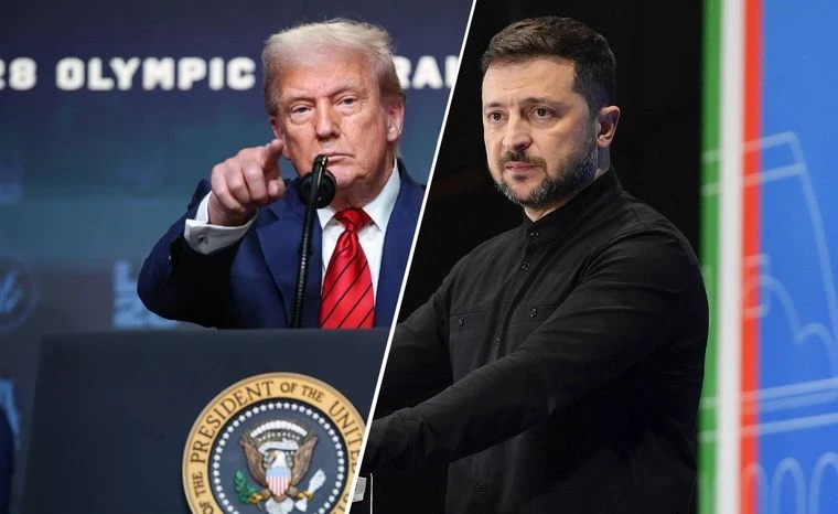 Sondaż Gallupa. Zełenski bardziej popularny w USA niż Trump