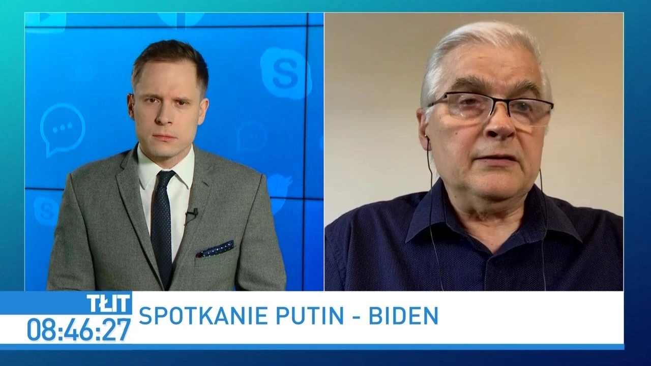 Spotkanie Władimir Putin - Joe Biden. Włodzimierz Cimoszewicz zwraca uwagę na szczegół