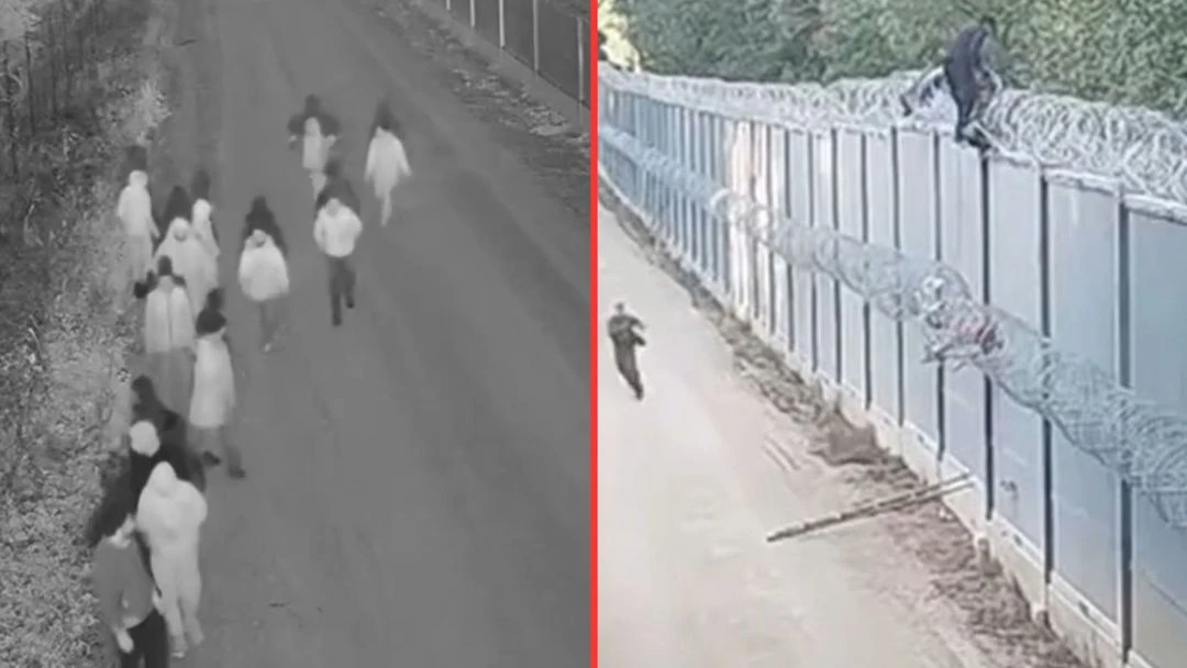 Próbowali przeskoczyć zaporę. Straż Graniczna zatrzymała 330 migrantów