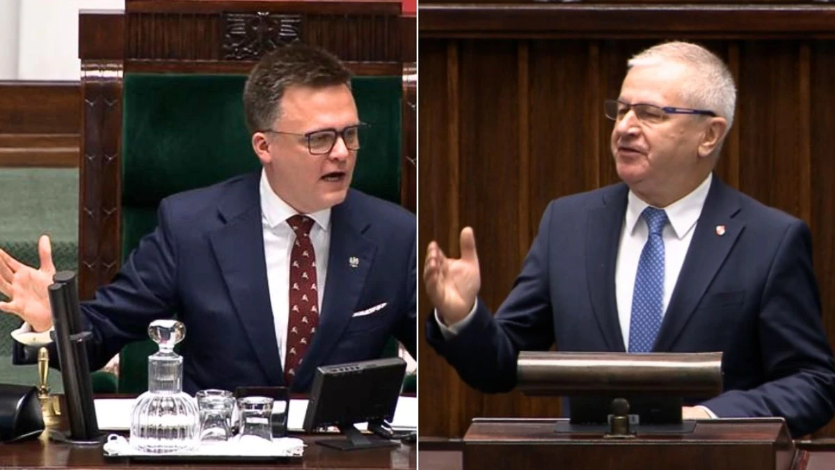 Awantura w Sejmie. Hołownia wyłączył mikrofon posłowi