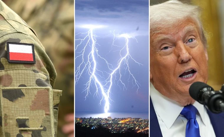 Śmierć polskiego żołnierza w Iraku, burze na południu Polski, plan Trumpa. Co wydarzyło się w poniedziałek?