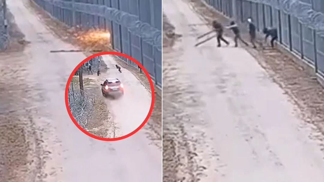 Niespokojnie na granicy. Migranci dostają sprzęt od Białorusi