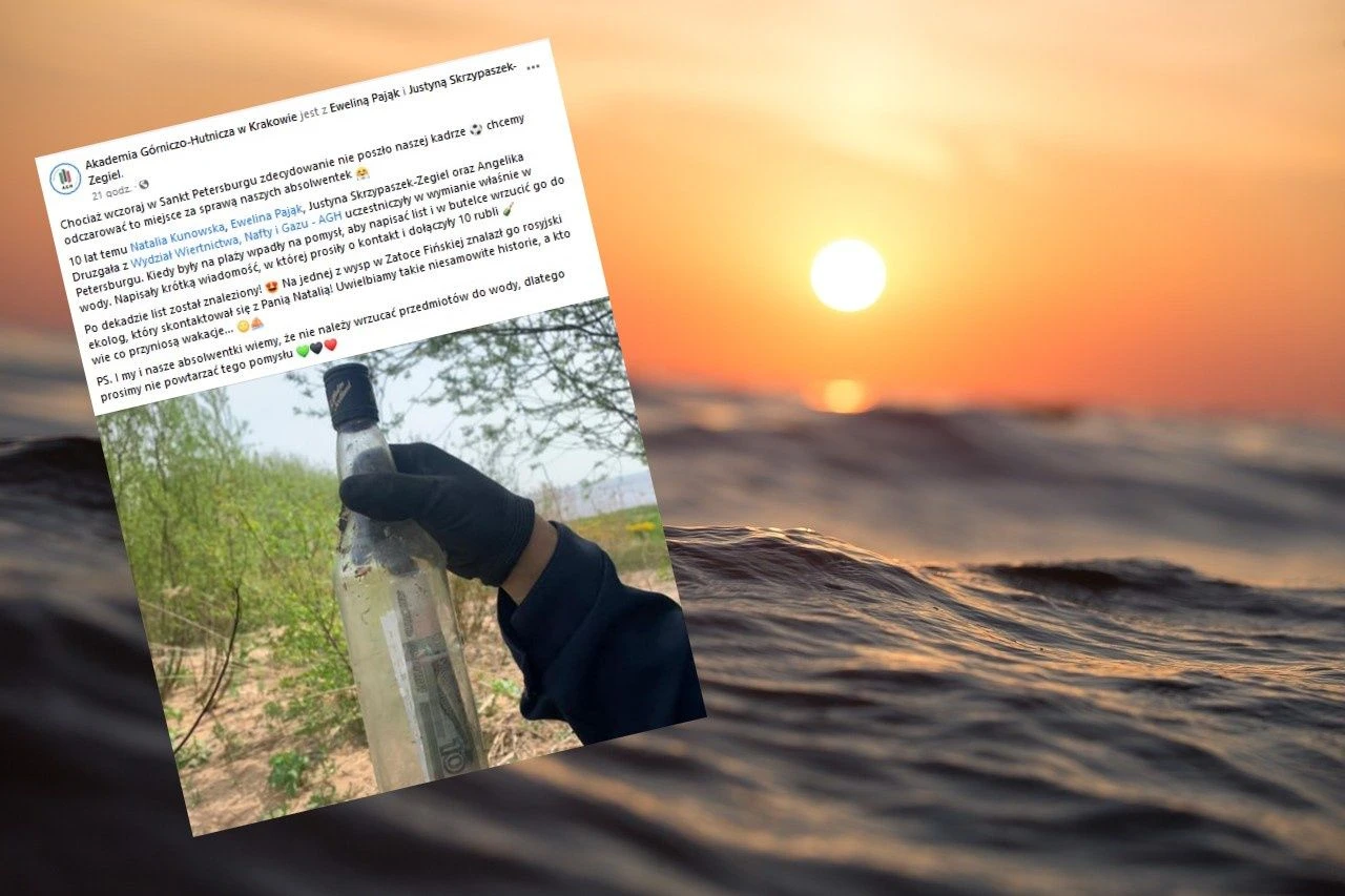 List w butelce odnaleziony po 10 latach na wyspie w Zatoce fińskiej. Napisały go Polki