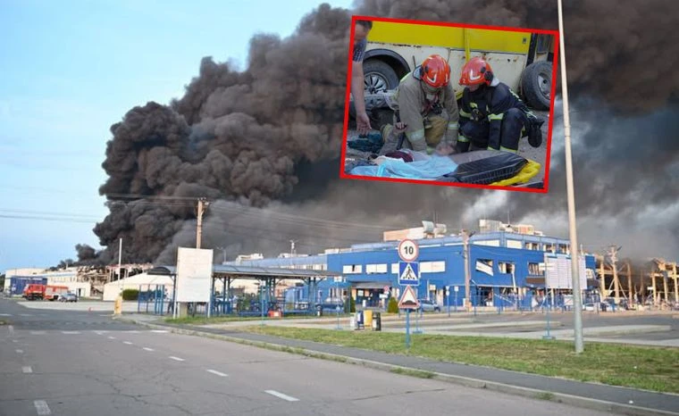 Rosja zaatakowała amerykański zakład. 