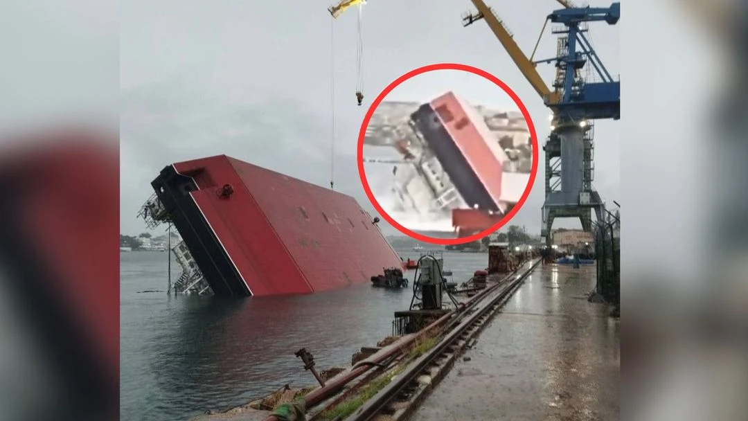 Kosztowny błąd Rosjan. Moment katastrofy morskiej w Sewastopolu