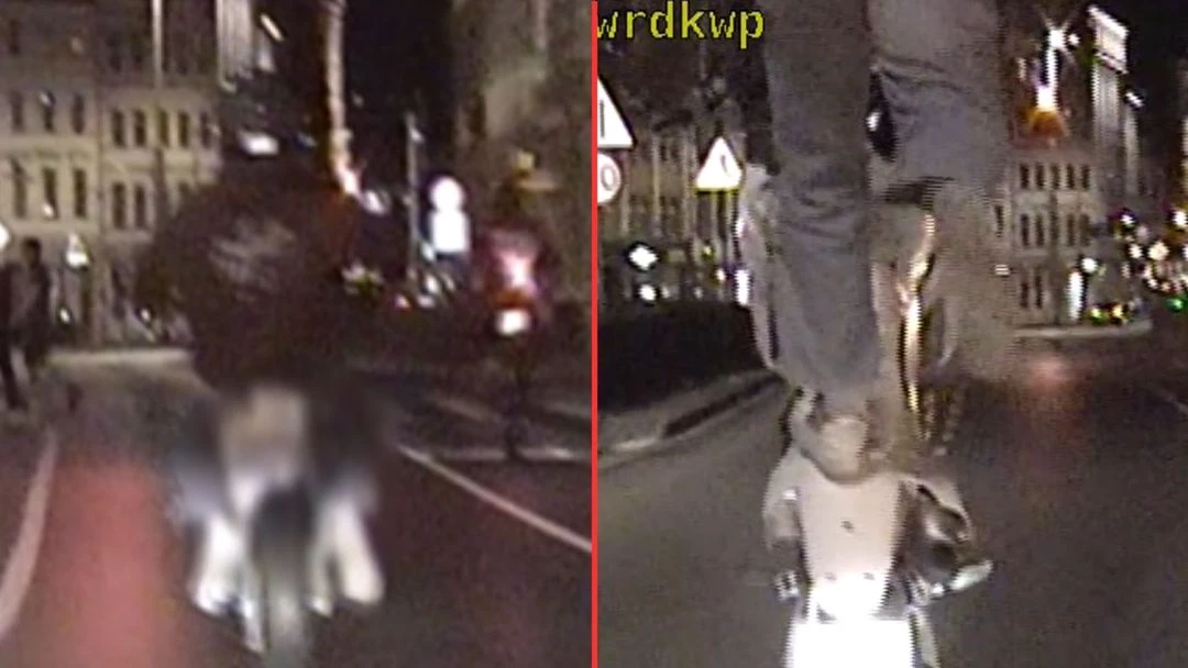 Szalał motorem po Wrocławiu. Nie wiedział, że jedzie za nim policja